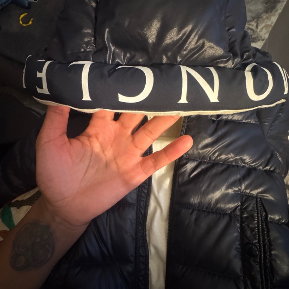 Moncler Navy Blue Kids Puffer Jacket